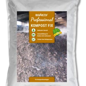 BioAktiv Professional Kompost Fix 5kg zur Beschleunigung der Kompostierung und Verbesserung der Rotteprozesse im Einsatz