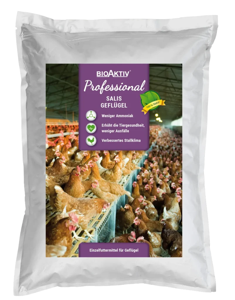 BioAktiv Professional Salis Geflügel 5kg zur Verbesserung der Tiergesundheit und Stallhygiene in der Geflügelhaltung