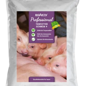 BioAktiv Professional Tierfutter Schwein Plus 5kg zur Förderung der Ferkelentwicklung und Tiergesundheit in der Schweinehaltung