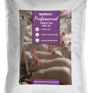 BioAktiv Professional Tierfutter Amo XS 5kg zur Verbesserung der Futterverwertung und Reduzierung von Stallemissionen bei Mastschweinen